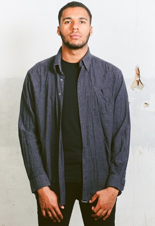 VINTAGE MINIMALIST FLANNEL SHIRT