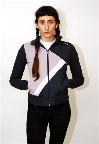 PUMA TRACK JACKET (XS) VINTAGE 90S COLORBLOCK ATHLETIC SPORT