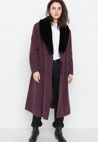VINTAGE PURPLE MAKYTA COAT