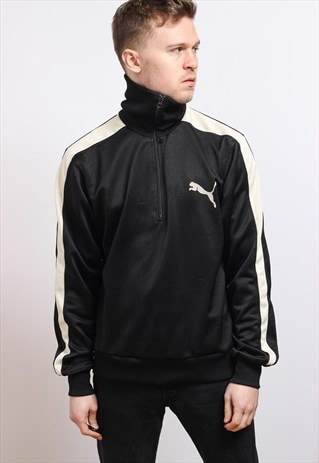 VINTAGE PUMA HALF ZIP SWEATSHIRT