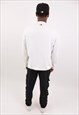 VINTAGE ADIDAS WHITE SPELL OUT SWEATSHIRT