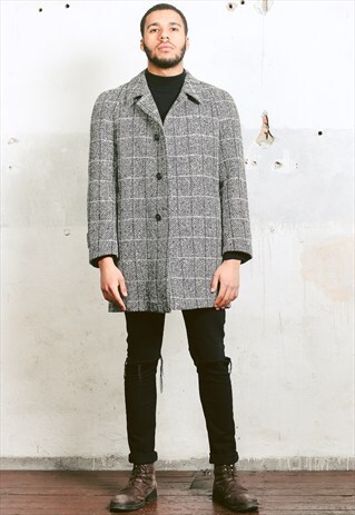 VINTAGE 60S WOOL TWEED COAT