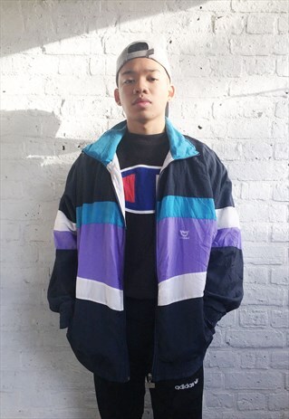 PRINTED WINDBREAKER/SHELL/BOMBER JACKET (1990'S)
