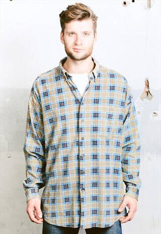 VINTAGE PATTERNED CORDUROY SHIRT
