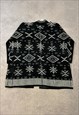 OLD NAVY ABSTRACT KNITTED CARDIGAN PATTERNED SHRUG SWEATER