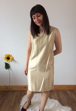 Vintage 90s Champagne  Dress