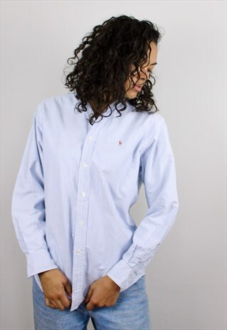 VINTAGE 90'S RALPH LAUREN STRIPED SHIRT