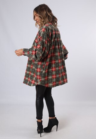 CORDUROY PATTERNED SHIRT CORD OVERSIZED UK 20 (FBN)