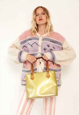 LOUIS VUITTON RARE OLIVE HOUSTON BAG