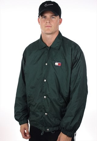 VINTAGE TOMMY HILFIGER JEANS BOX LOGO COACH JACKET