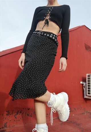 VINTAGE 90'S POIS SKIRT