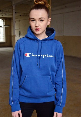 NAVY VINTAGE 90S HOODIE
