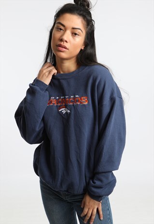 90S NFL EMBROIDERED LOGO SWEATSHIRT
