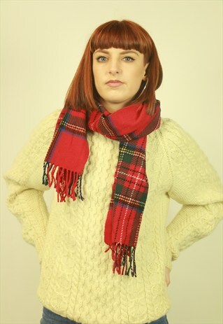 VINTAGE GAP TARTAN SCARF