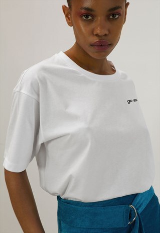 WHITE T-SHIRT MADE FROM ORGANIC COTTON