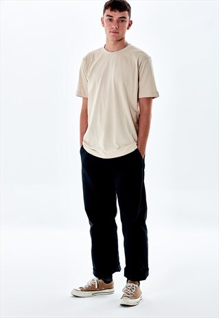 SHORT SLEEVE LOGO T-SHIRT IN BEIGE