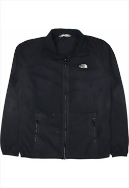 Vintage 90's The North Face Fleece Spellout Zip Up