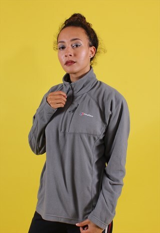 GREY BERGHAUS 1/4 ZIP FLEECE