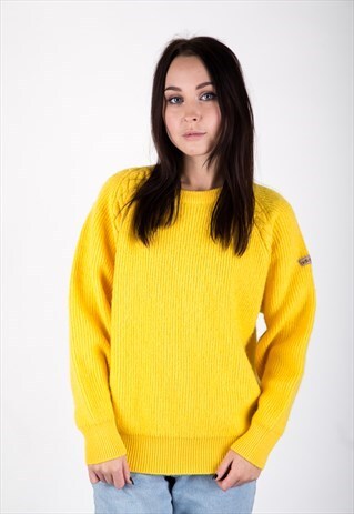 VINTAGE 80S ADIDAS KNITTED JUMPER
