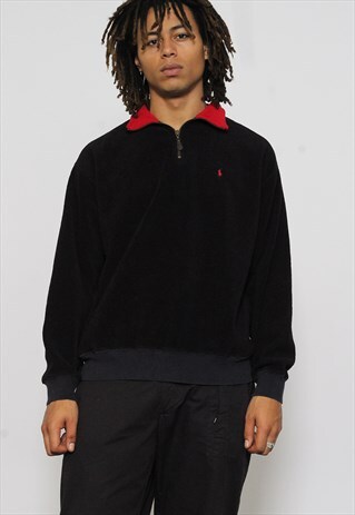 VINTAGE POLO RALPH LAUREN 1/4 ZIP FLEECE