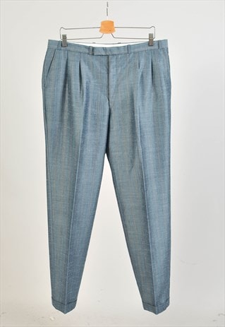 Vintage 90s grey striped trousers