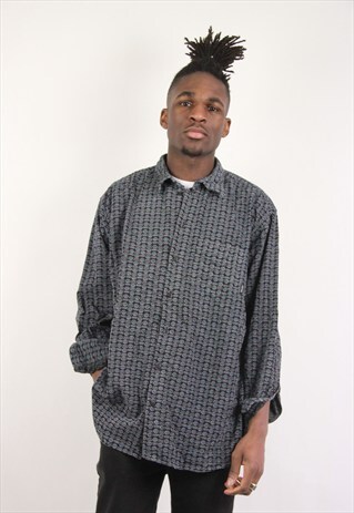 VINTAGE PATTERNED CORD SHIRT