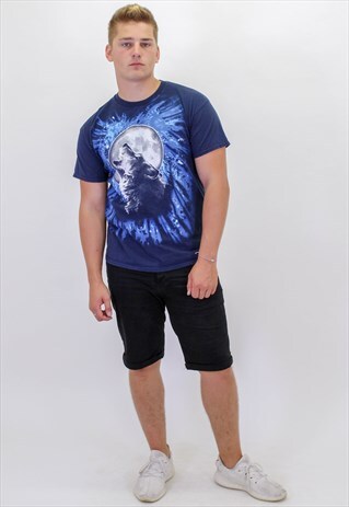 VINTAGE WOLF GRAPHIC T-SHIRT