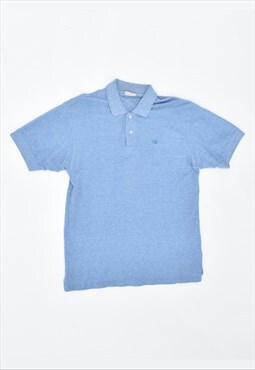 Vintage 90's Champion Polo Shirt  Blue
