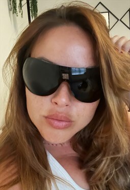 Vintage Y2K rimless Chanel diamonte sunglasses