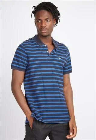 VINTAGE BLUE NIKE POLO SHIRT