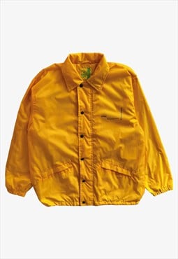Vintage 90s Men's KPMG Team Player Yellow Jacket