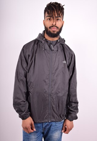 THE NORTH FACE MENS VINTAGE RAIN JACKET XL GREY 90'S