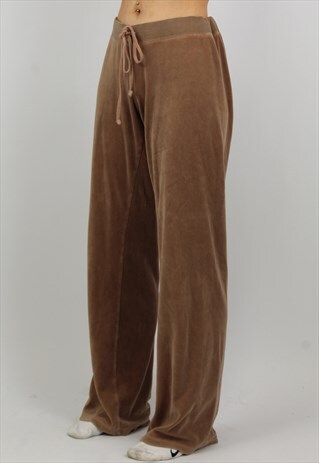 JUICY COUTURE Y2K BEIGE TRACKSUIT BOTTOMS