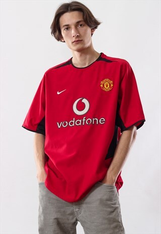 VINTAGE MENS NIKE MANCHESTER UNITED TOP SHIRT JERSEY