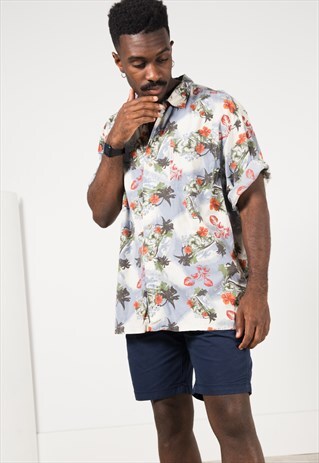 VINTAGE 80S HAWAIIAN SHIRT / S1717
