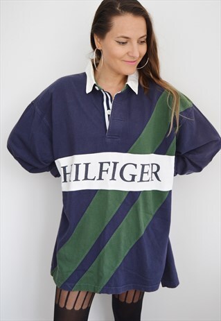 90S TOMMY HILFIGER VINTAGE SWEATSHIRT/JUMPER