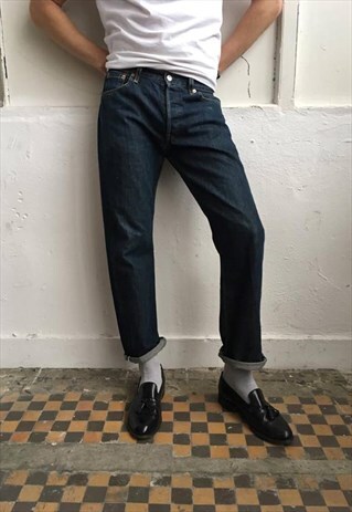 VINTAGE 90' OLDSCHOOL COOL UNISEX DENIM LEVI'S 501 TROUSERS