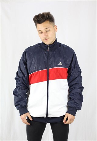 MENS VINTAGE ADIDAS ORIGINALS JACKET COAT XL URBAN FESTIVAL