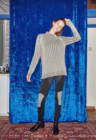 00' TECHNO SLAV BLEACHED EARTH TONES NORMCORE UNISEX JUMPER