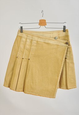Vintage 00s asymmetric pleated mini skirt