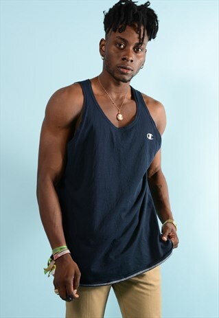 CHAMPION BLUE VINTAGE VEST