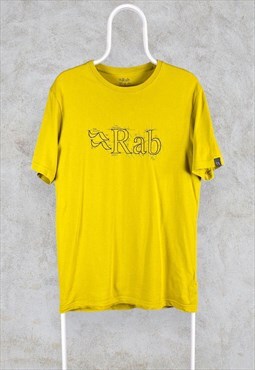 Yellow Rab T Shirt Organic Cotton Medium