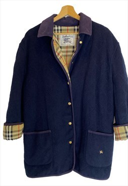 Vintage soft cotton padded Burberry jacket size M