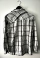 RETRO FLANNEL PASTEL PLAID SHIRT  