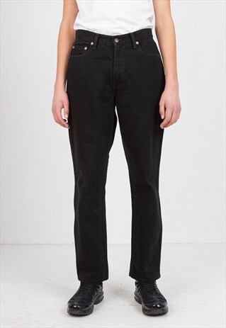 VINTAGE BLACK LEVI'S 626 02 FIT DENIM JEANS