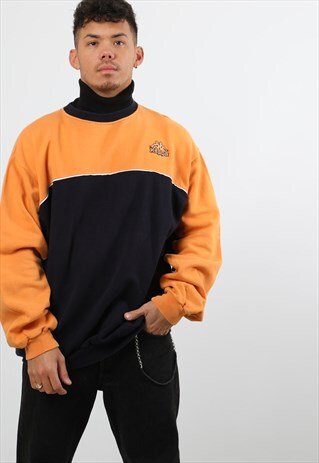 VINTAGE KAPPA EMBROIDERED LOGO SWEATSHIRT