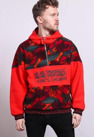 VINTAGE ZIP UP FLEECE TOP