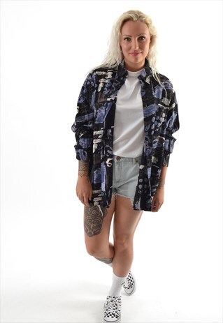 VINTAGE PATTERN SHIRT GSS1401