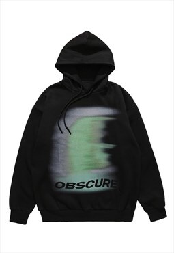 Grunge hoodie obscure slogan pullover premium ghost jumper 