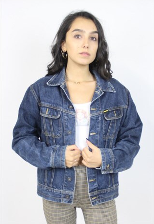 VINTAGE 90'S DARK DENIM JACKET